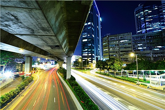 城市道路,光影,香港