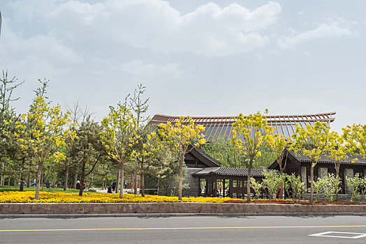 2019中国北京世园会中国馆的园林建筑