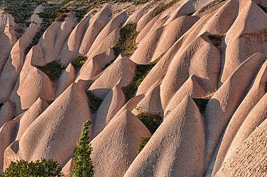 岩石构造,乌希萨尔,国家公园,世界遗产,卡帕多西亚,土耳其,亚洲