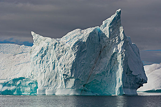南极,海峡,冰山,不同,质地