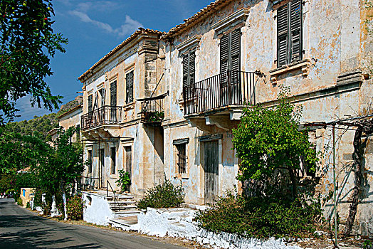 房子,阿索斯,凯法利尼亚岛,希腊