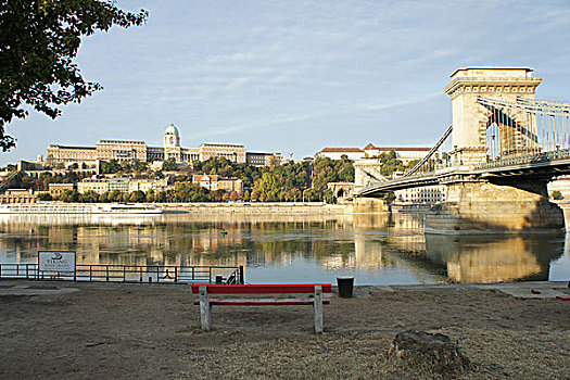 布达佩斯,莲索桥,城市建筑