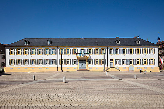 主教宫殿,大教堂广场,施佩耶尔,莱茵兰普法尔茨州,德国,欧洲
