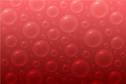 红色,抽象,背景,泡泡