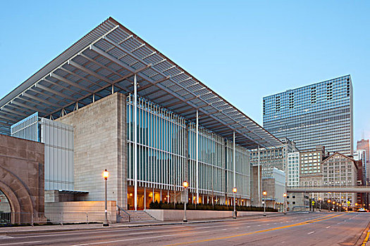 现代,翼,芝加哥艺术学院,芝加哥,伊利诺斯,美国
