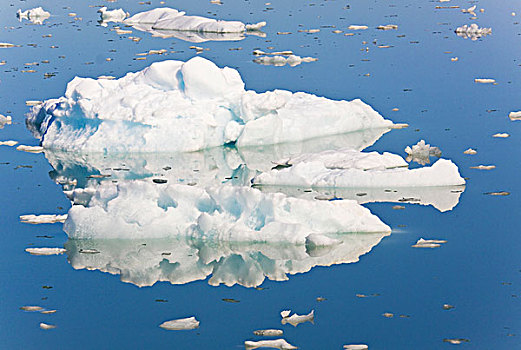 冰,浮冰,峡湾,地区,格陵兰东部,格陵兰,丹麦