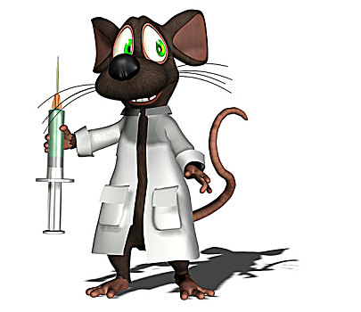 实验室,鼠标,注射器