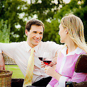 葡萄酒,野餐