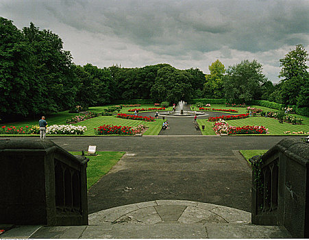 花园,基尔肯尼,城堡,爱尔兰
