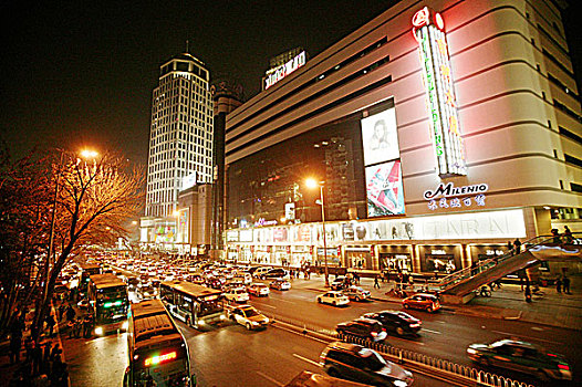 天津商业夜景