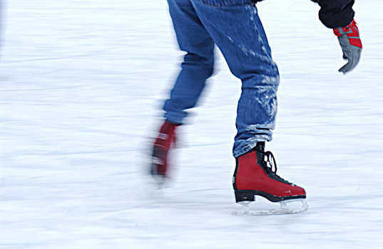 滑冰,滑冰场,靠近,市政厅,巴黎