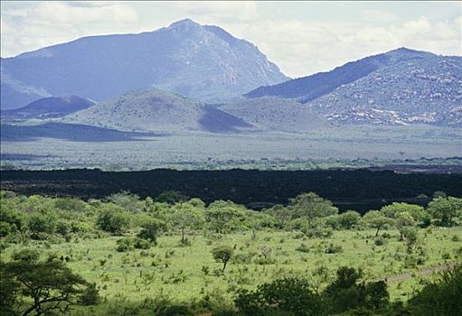火山岩,西部,国家公园,肯尼亚