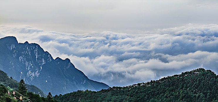 江西省九江市庐山含鄱口景区自然景观