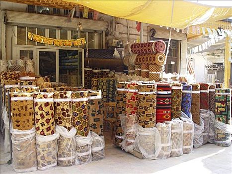 地毯,市场,阿勒颇