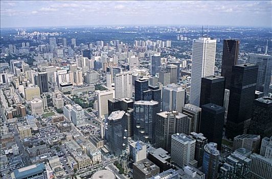 摩天大楼,市区,多伦多,加拿大