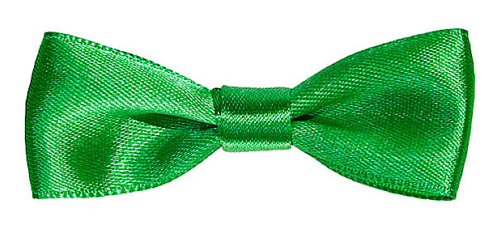 绿色,绸缎,蝴蝶结,打结,隔绝,白色背景