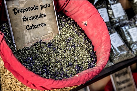 调味品,种子,茶,售出,传统市场,格拉纳达,西班牙