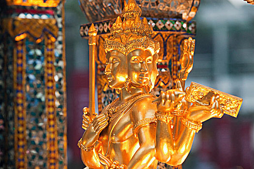 泰国,曼谷,神祠,雕塑,印度人,佛