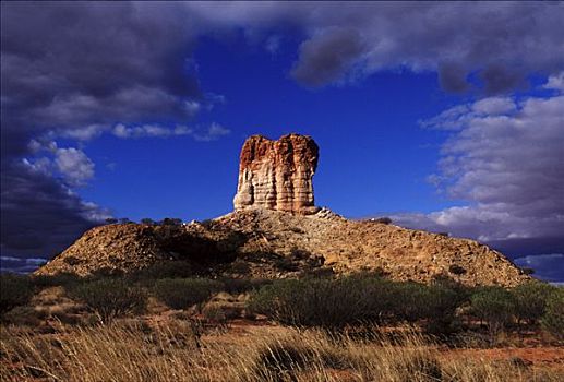 砂岩,柱子,塔,高处,围绕,朴素,历史,澳大利亚