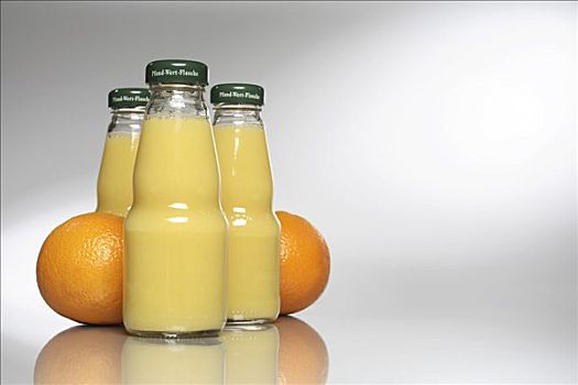 瓶子,橙汁