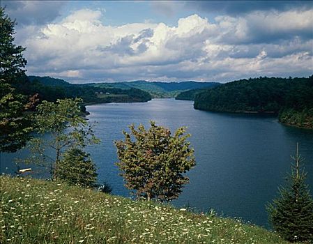湖,西维吉尼亚,美国