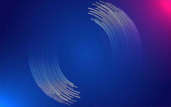 科技背景線條未來創新科學抽象粒子矢量海報
