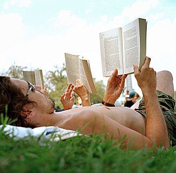 读书,公园