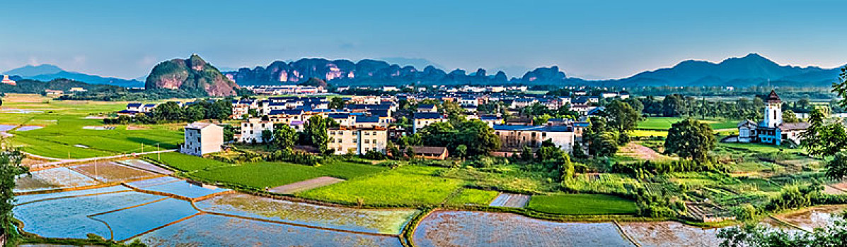 江西省鹰潭市龙虎山乡村田园建筑景观