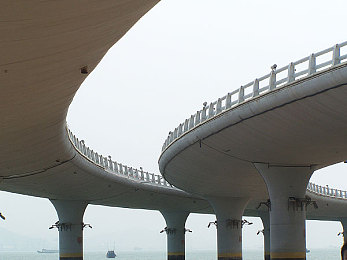 厦门海上高架桥图片