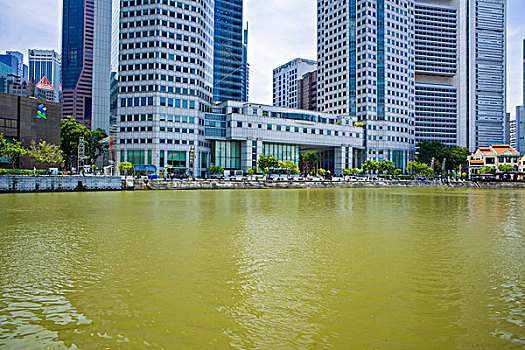 新加坡河沿岸风光