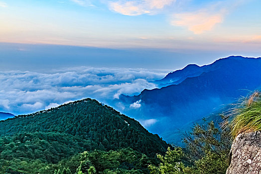 江西省九江市庐山含鄱口风景区自然景观