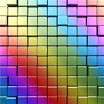 彩虹,立方体