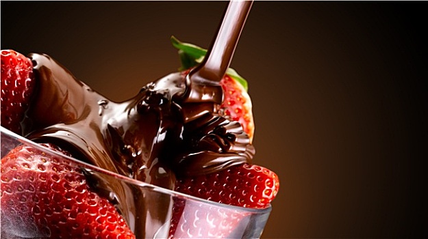 草莓,巧克力