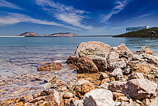 安徽省芜湖市响水涧水库蓄水池湿地自然景观