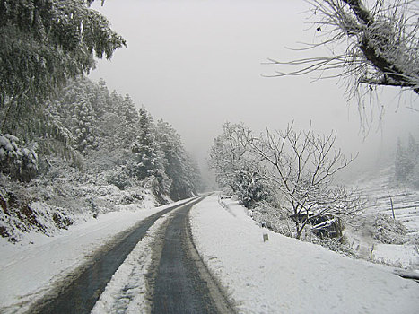 泰宁县雪景