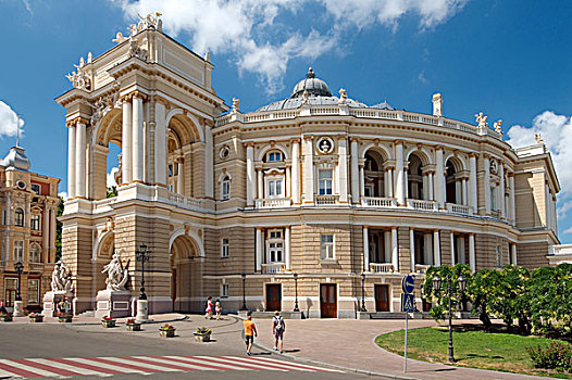 歌剧院,芭蕾舞,剧院,敖德萨,乌克兰,欧洲