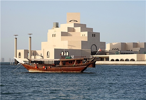 独桅三角帆船,正面,伊斯兰,博物馆