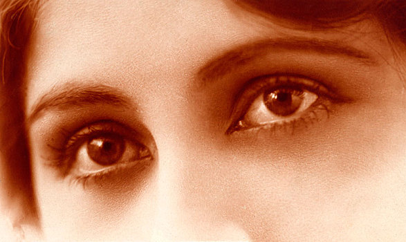 女用,脸,眼睛,调情,看,20世纪20年代,德国,欧洲