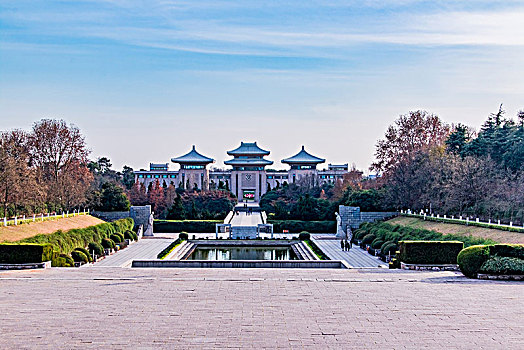 雨花台烈士陵园建筑景观