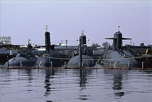 核能,潜水艇,诺福克,弗吉尼亚,美国