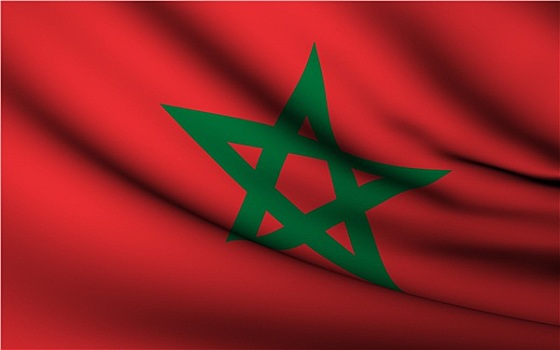 飞,旗帜,摩洛哥,国家,收集