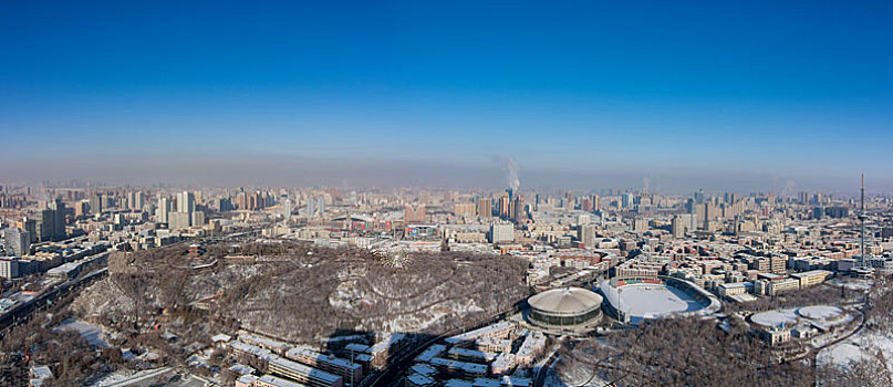 红山体育馆全景