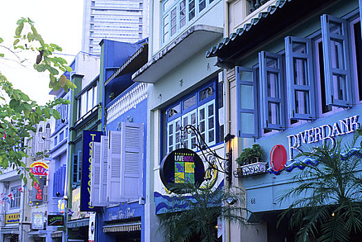 新加坡,河滨地区,餐馆