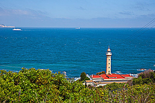 灯塔,直布罗陀海峡,安达卢西亚,西班牙