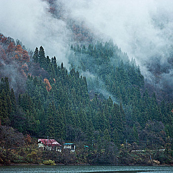 河,福岛,日本