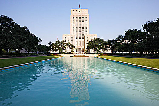 建筑,市政厅,休斯顿,德克萨斯,美国