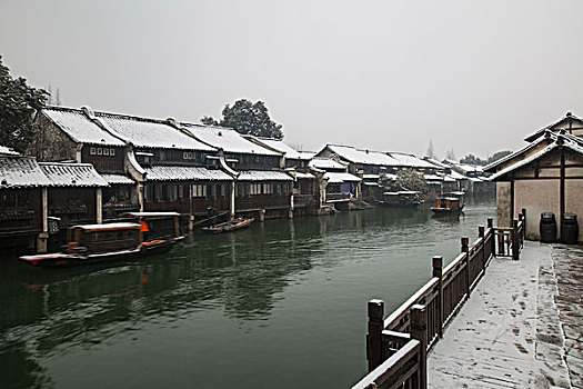 乌镇雪景