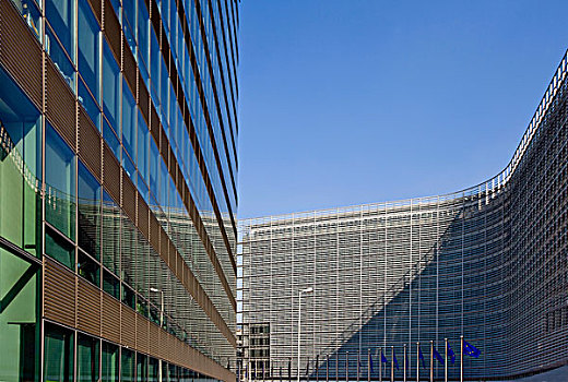 交易,建筑,欧洲的佣金,右边,布鲁塞尔,比利时,欧洲