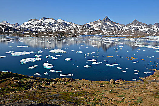 风景,奥斯卡,安马沙利克岛,东方,格陵兰