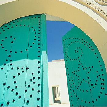 门,清真寺,突尼斯,非洲